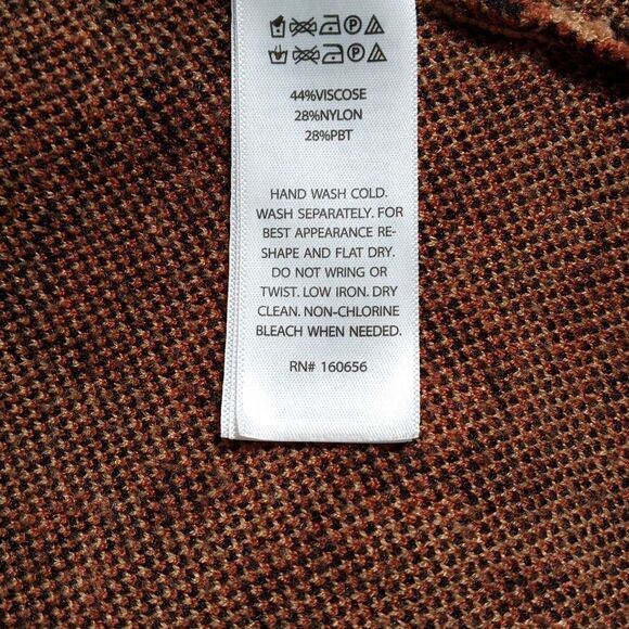 Rachel Zoe Leopard Print Duster Cardigan Sweater XL Open Front Pockets Cheetah - Picture 6 of 6